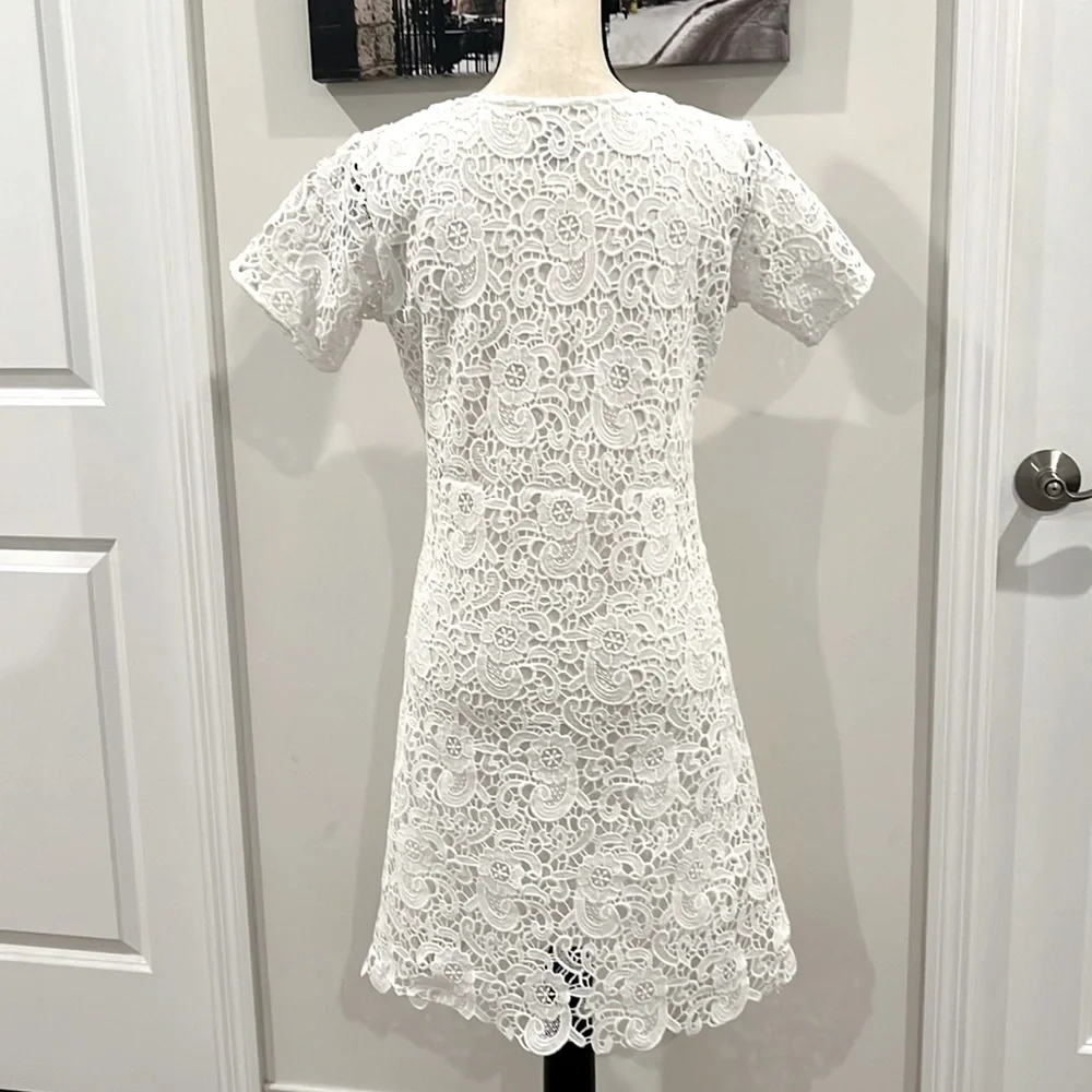 NWOT blanc du Nil Lace Dress - Picture 4 of 8